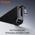 Mcdodo MC-3870 30W Built-In Retractable Cable Digital Display 10000mAh Power Bank - Black